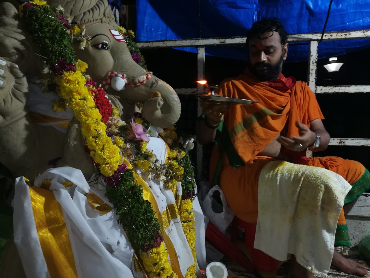 Ganesh Chathurthi celebration in eastern park during September 2023