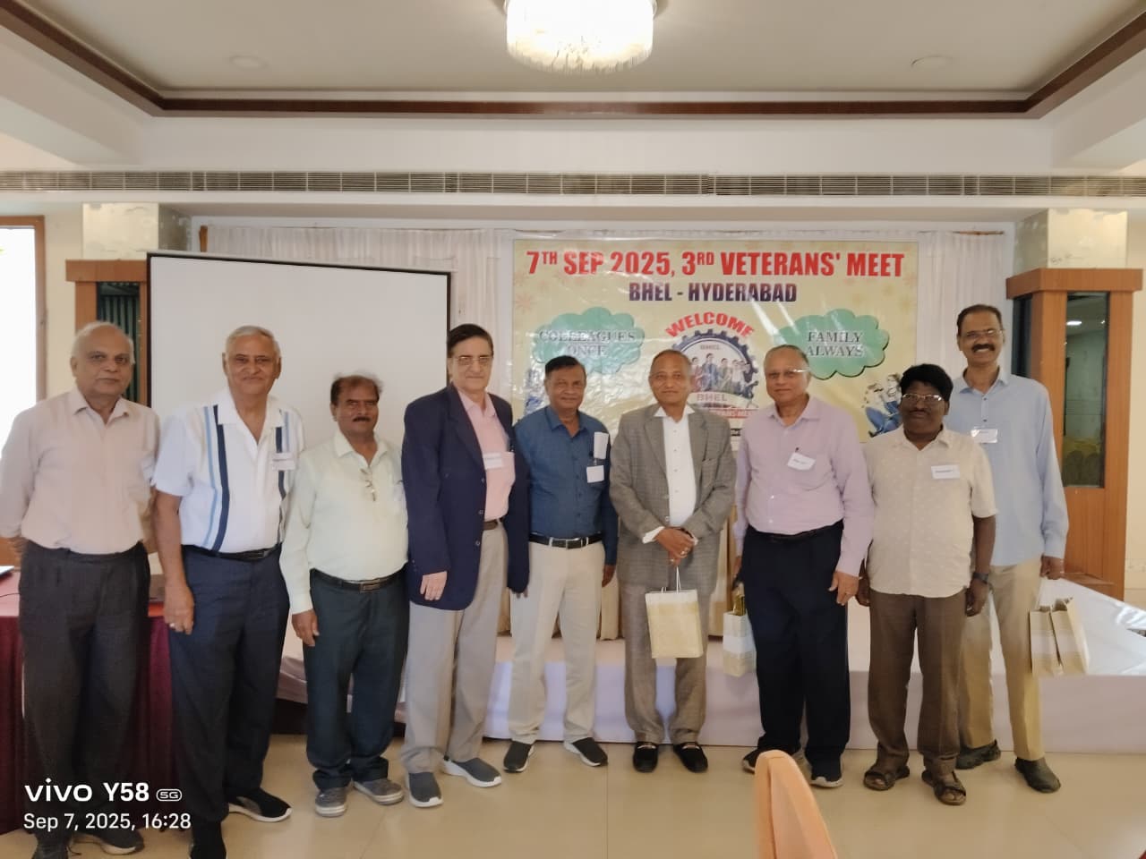BHEL Veterans meet on 2025-Sep-07